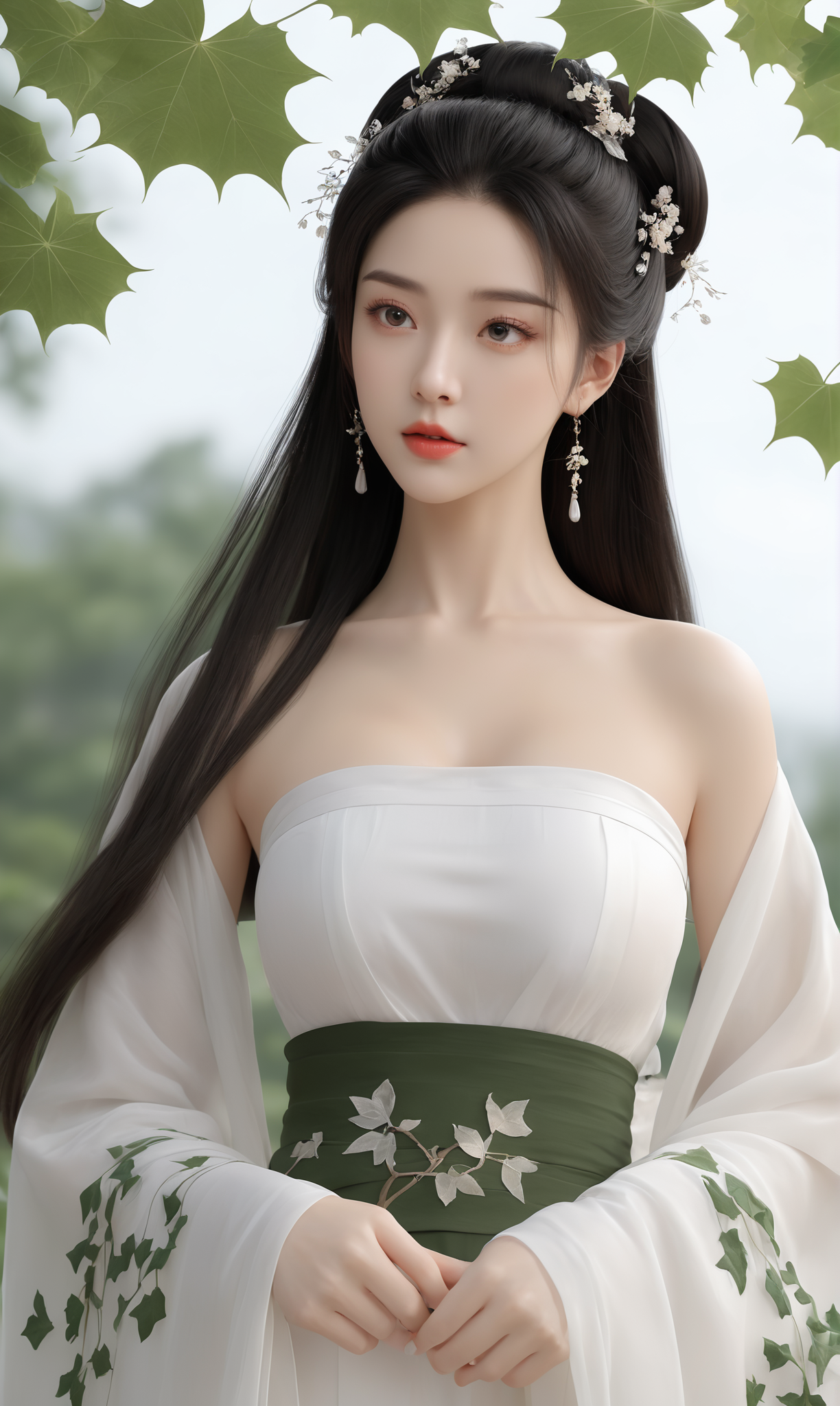 8.29-10.25 已发布 AI绘画原创古风汉服原图合集2.87GB 1200P『XNF41』-微草幻图