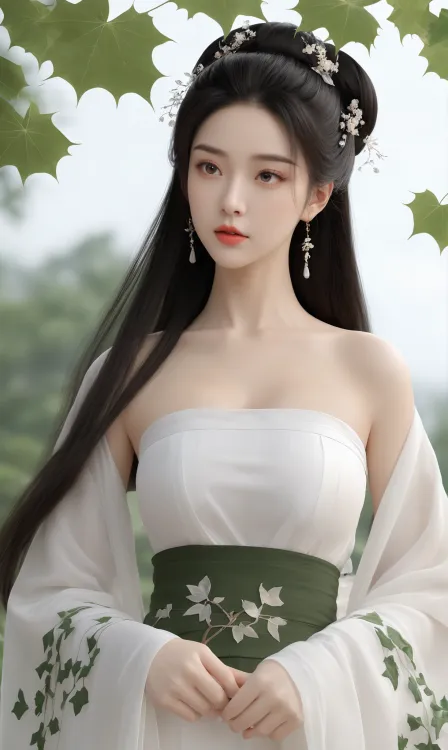 8.29-10.25 已发布 AI绘画原创古风汉服原图合集2.87GB 1200P『XNF41』 AI绘画原图合集下载