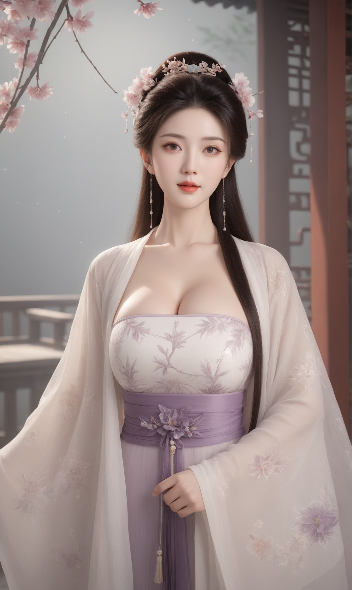 4.16-5.9 已发布 AI绘画原创古风汉服原图合集6.89GB 2800P『XNF23』-微草幻图