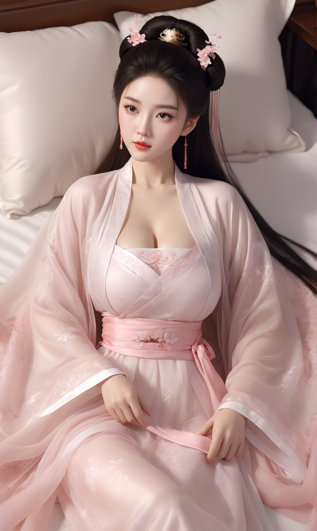 7.29-8.28 已发布 AI绘画原创古风汉服原图合集7.54GB 3260P『XNF38』-微草幻图