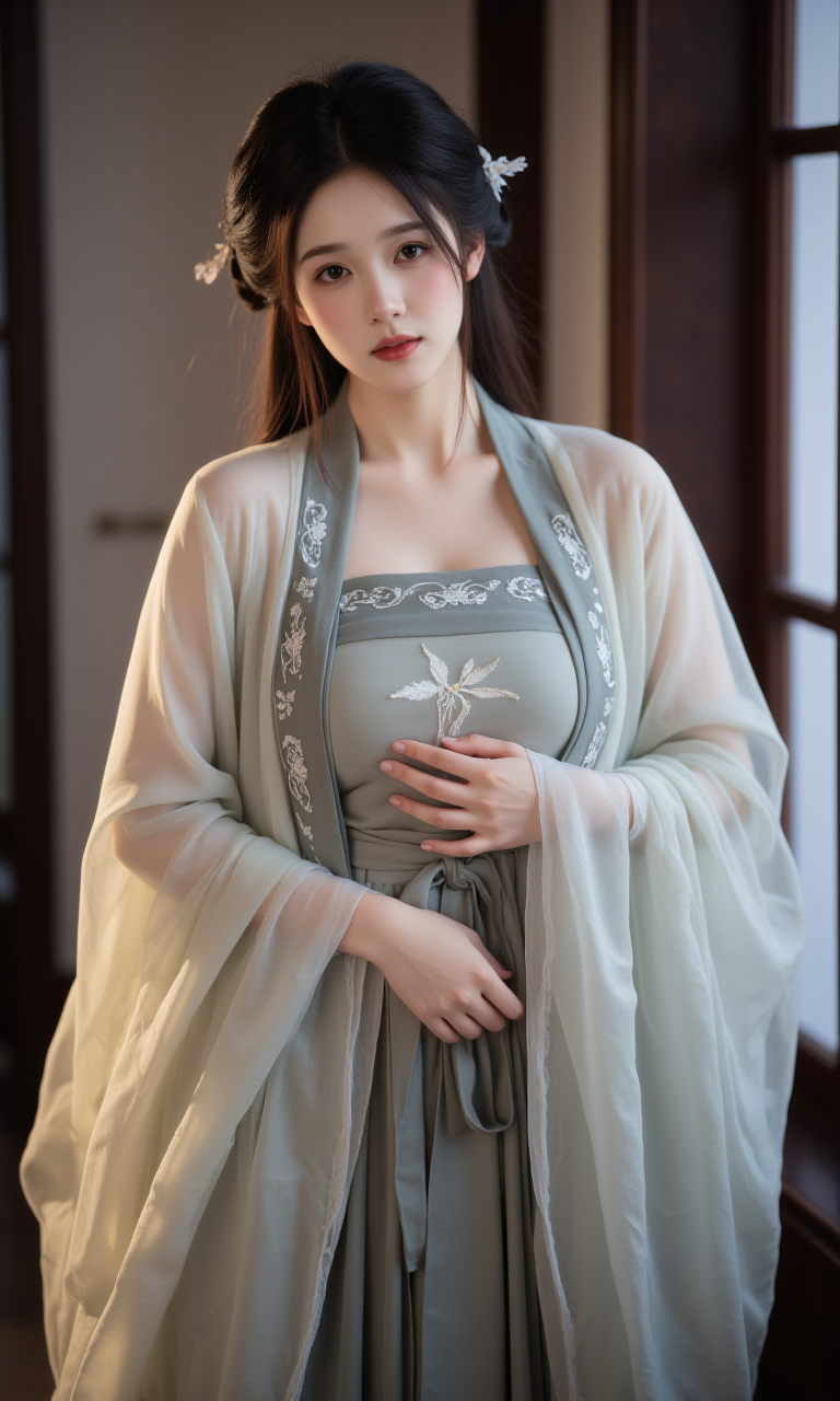 Fuxl-lora-宋抹薄纱汉服『MX033』-微草幻图