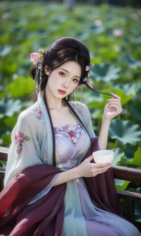 Fuxl-lora-宋风汉服啊『MX036』-微草幻图