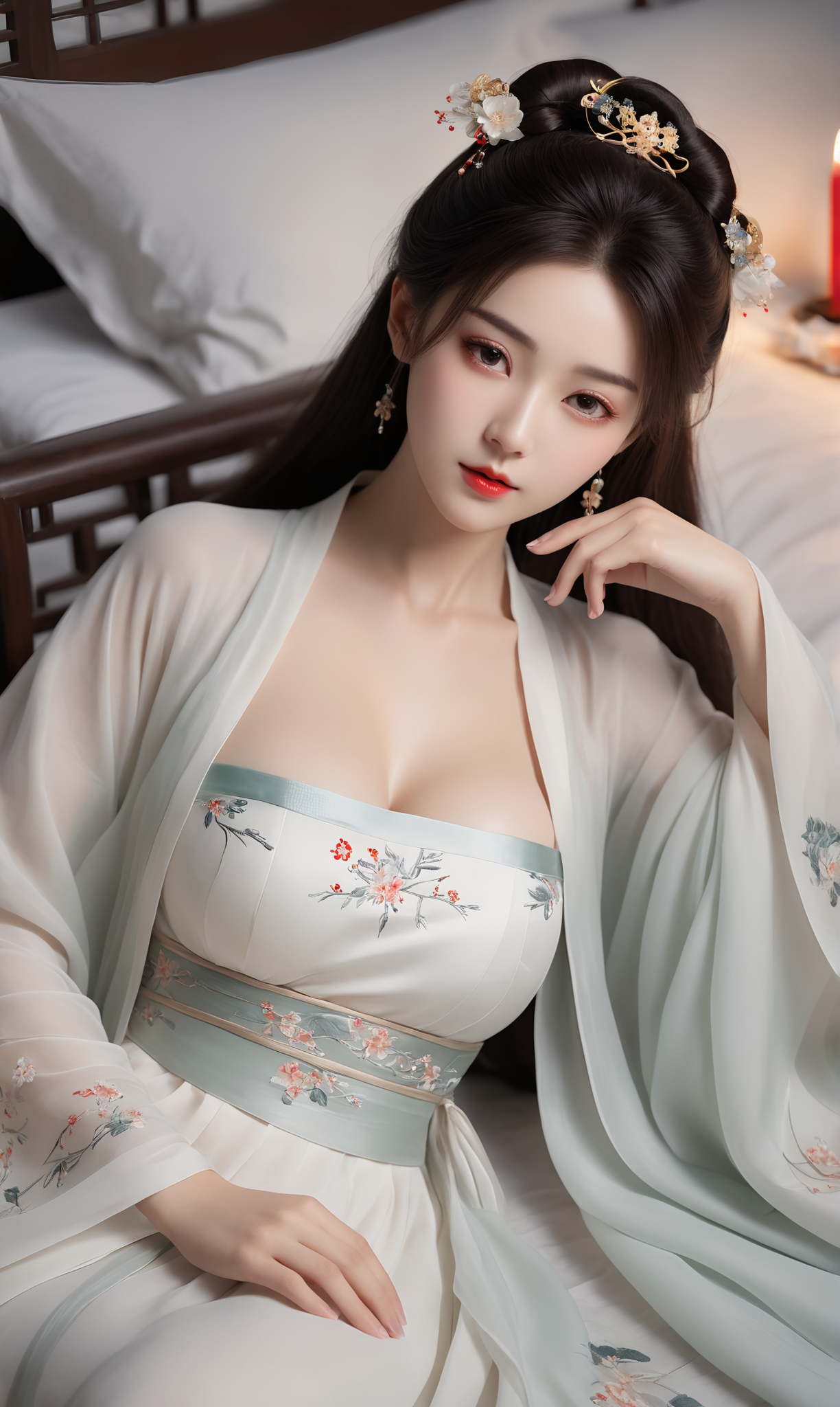 『精选』已发布 AI绘画原创古风汉服原图合集7.55GB 3313P『XNF32』-微草幻图