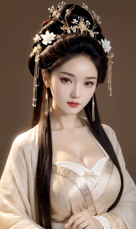 私域内容 古风汉服AI绘画原图合集19.3GB 8282P『XNF59』-微草幻图