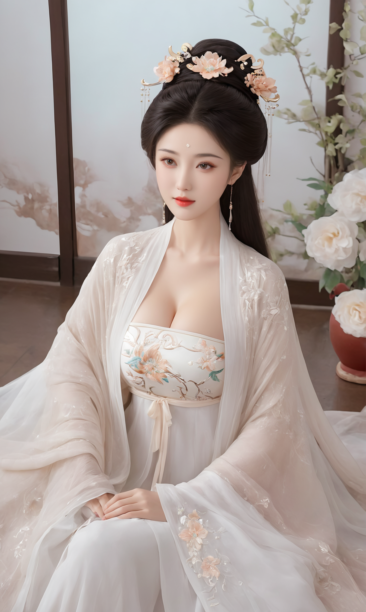 12.31-1.17 私域内容 AI绘画原创古风汉服原图合集28.6GB 12000P『XNF11』-微草幻图