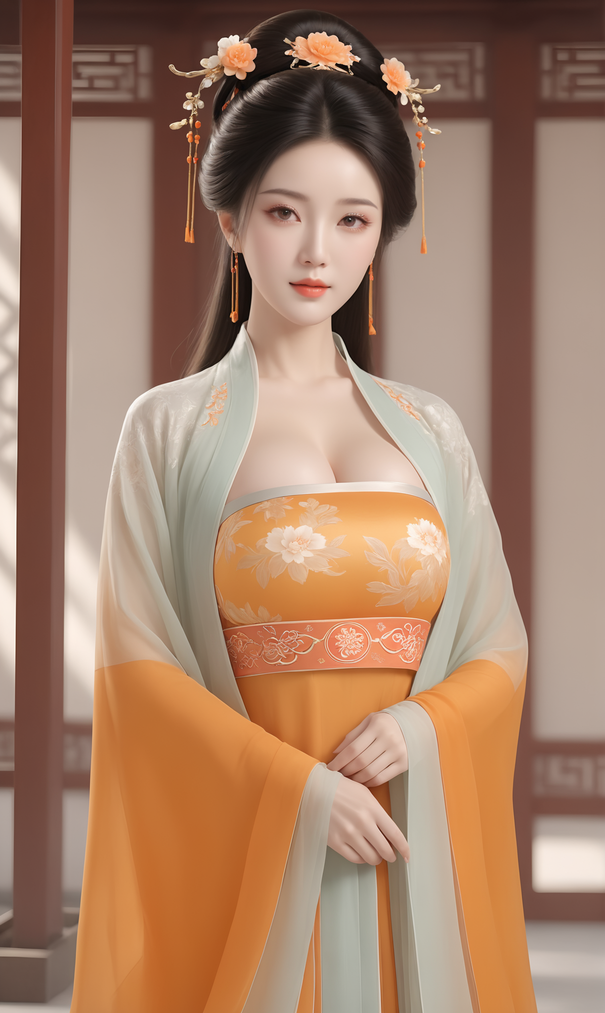 5.10-6.6 已发布 AI绘画原创古风汉服原图合集2400P 5.75GB『XNF24』-微草幻图