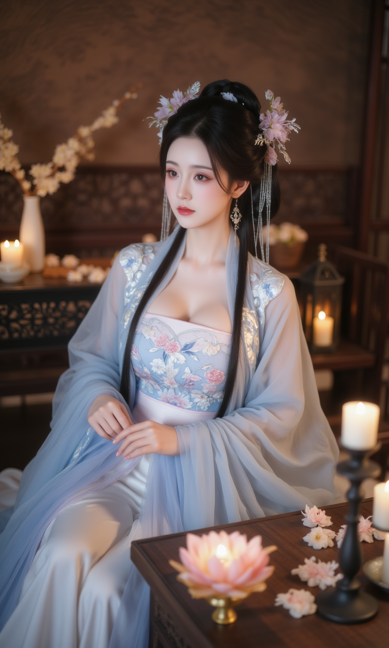 图片[2]-Fuxl-lora-宋制汉服『MX039』-微草幻图
