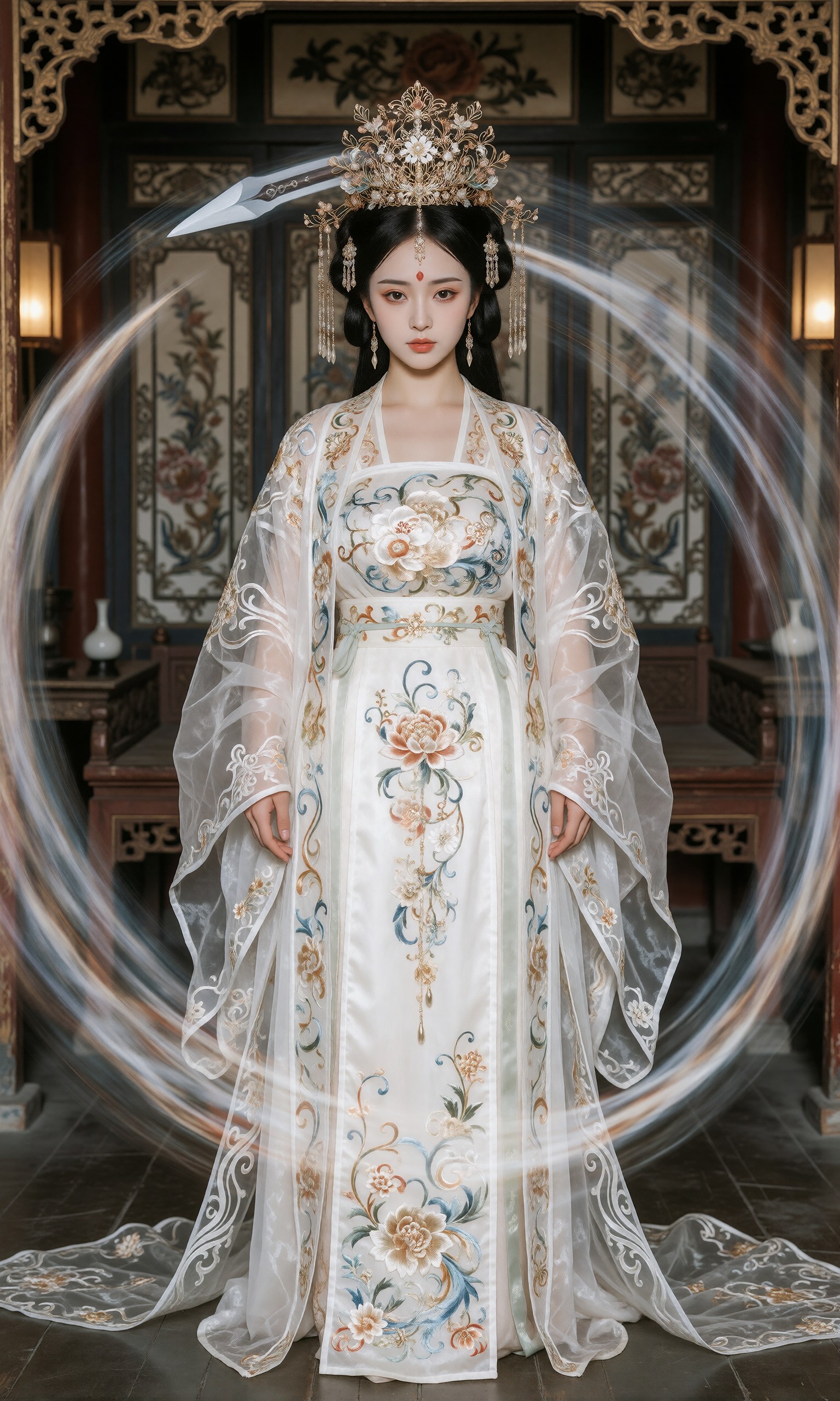 图片[3]-V-Girl.016 一袭华服里的古典气韵-微草幻图