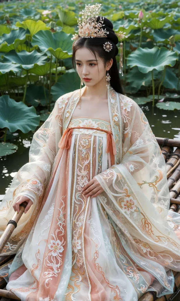 V-Girl.017 古风美人穿汉服赏画赏景-微草幻图